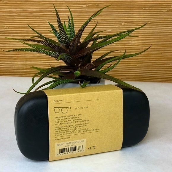 KOMONO Bennet Indigo Demi Sunglasses ? (NEW) blue mirror